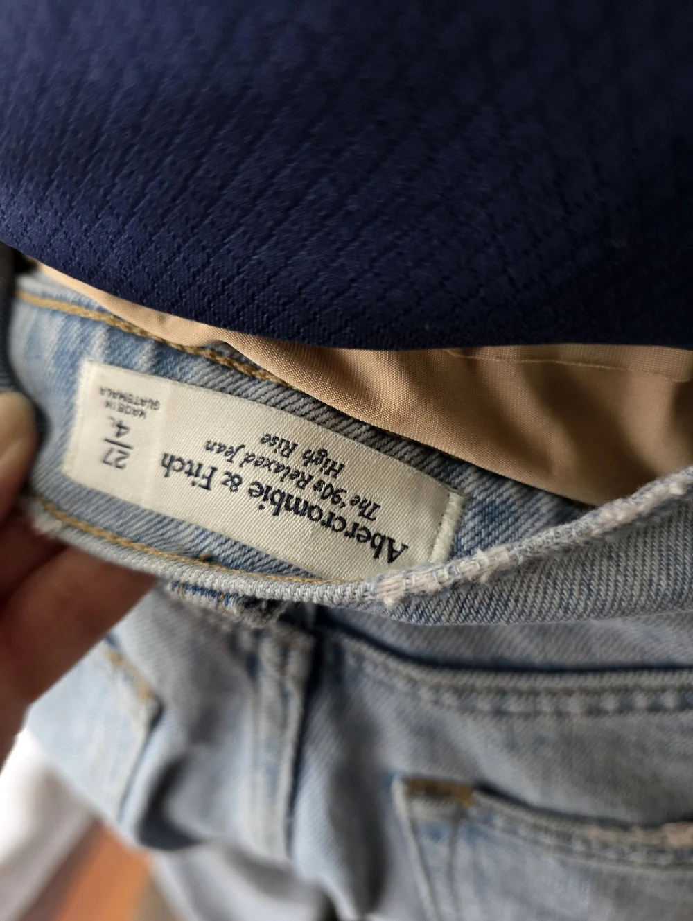 Abercrombie & Fitch The ’90s Relaxed Jean High Rise Size US 4 / 27W - Picture 11 of 11